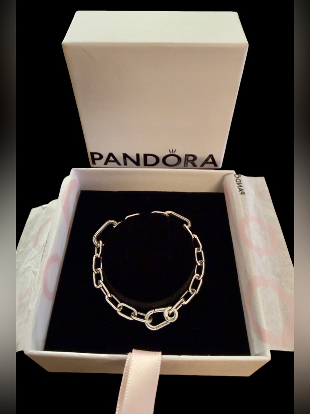 Pandora Sterling Silver Chunky Link Bracelet